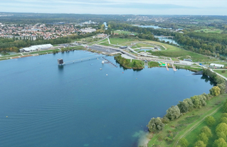 Stade nautique olympique d'Ilde de France à  Vaires-sur-Marne (77) -#parisJO2004
